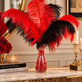 Rouge Royale Ostrich Feather Vase