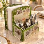 French Bistro Tissue & Cutlery Holder