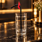 Casino Royale Playing Card Straw Charms