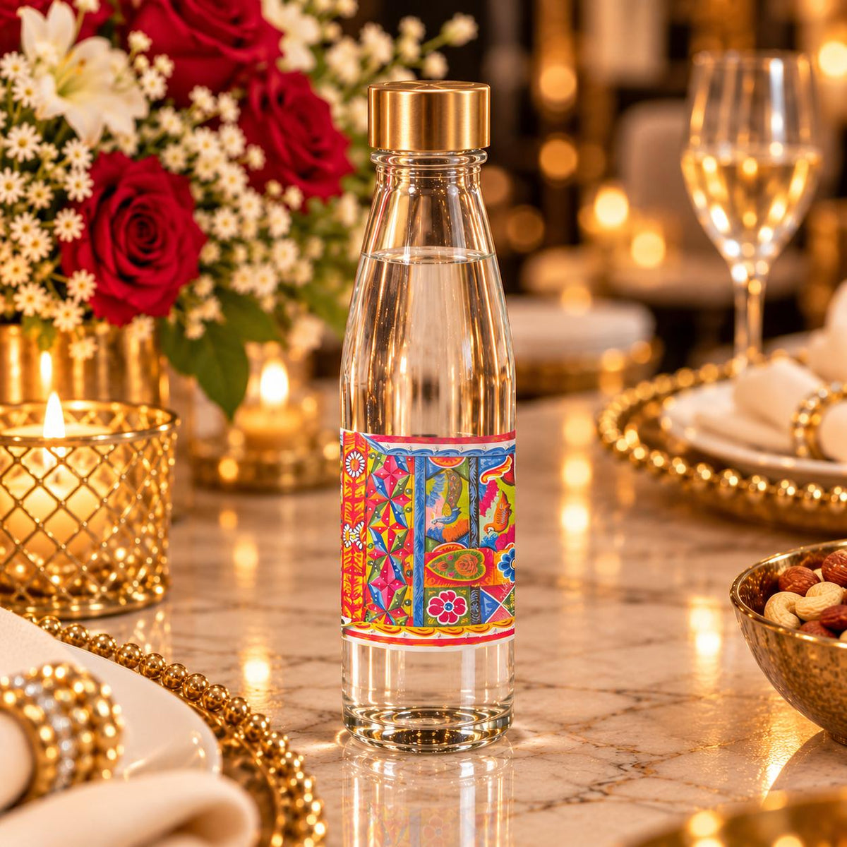 Vibrant Bottle Labels