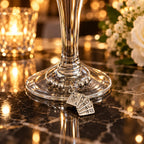 House of Cards Glass Charm