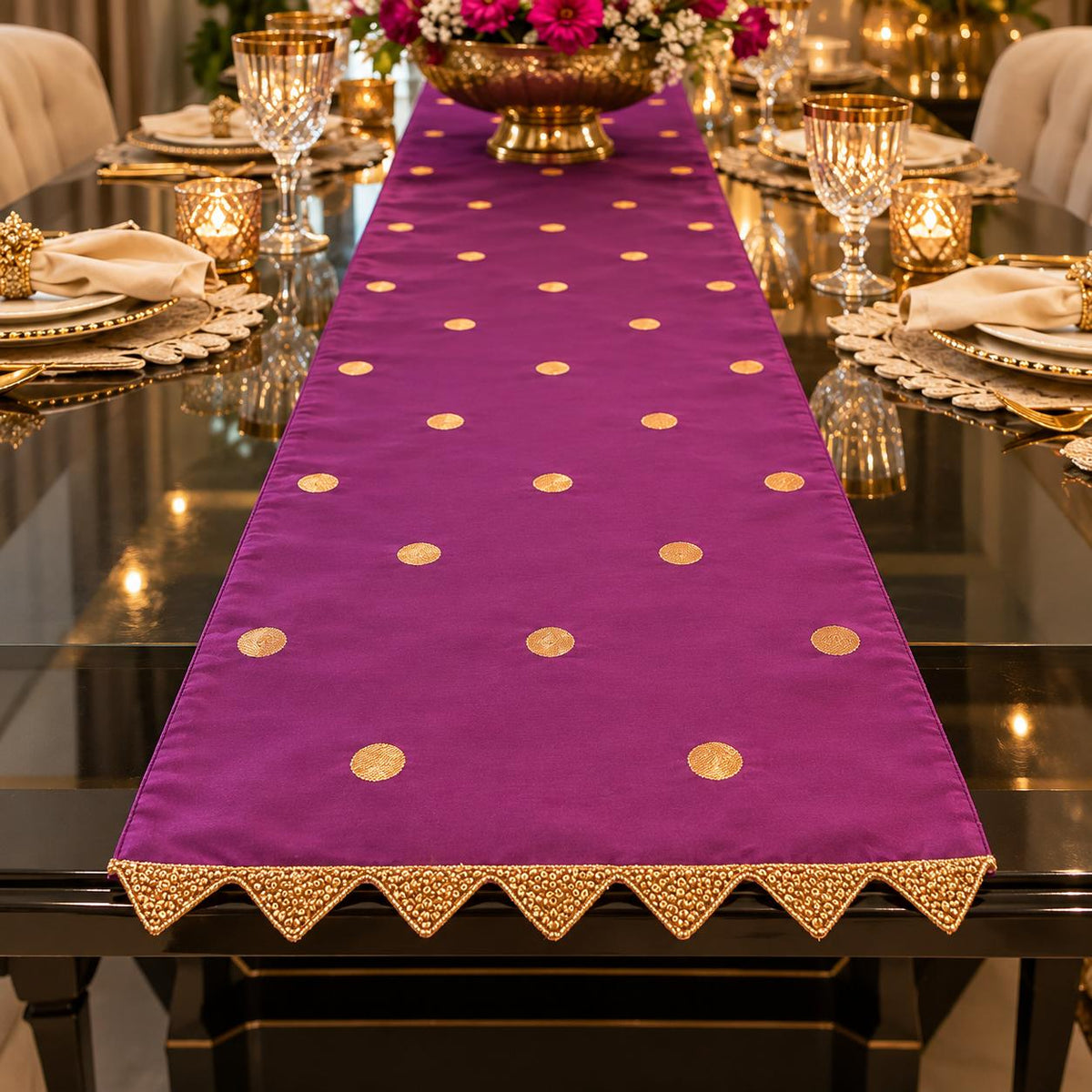 Paithani  Table Runner