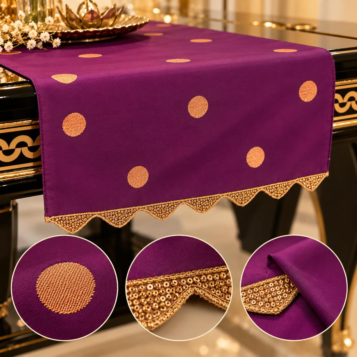 Paithani  Table Runner