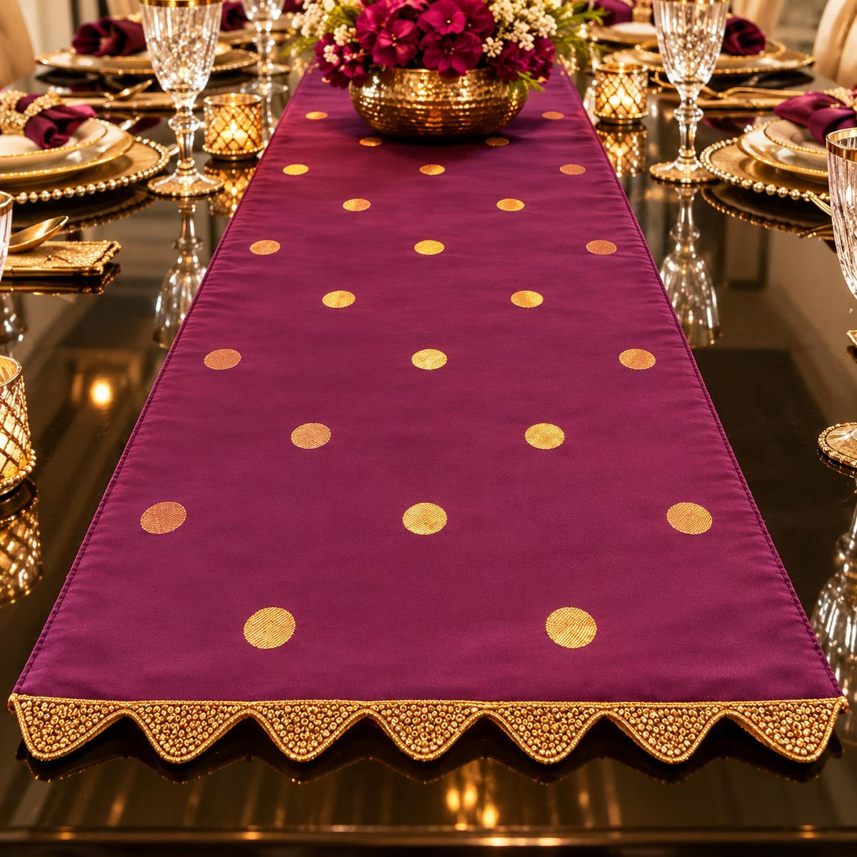 Paithani  Table Runner