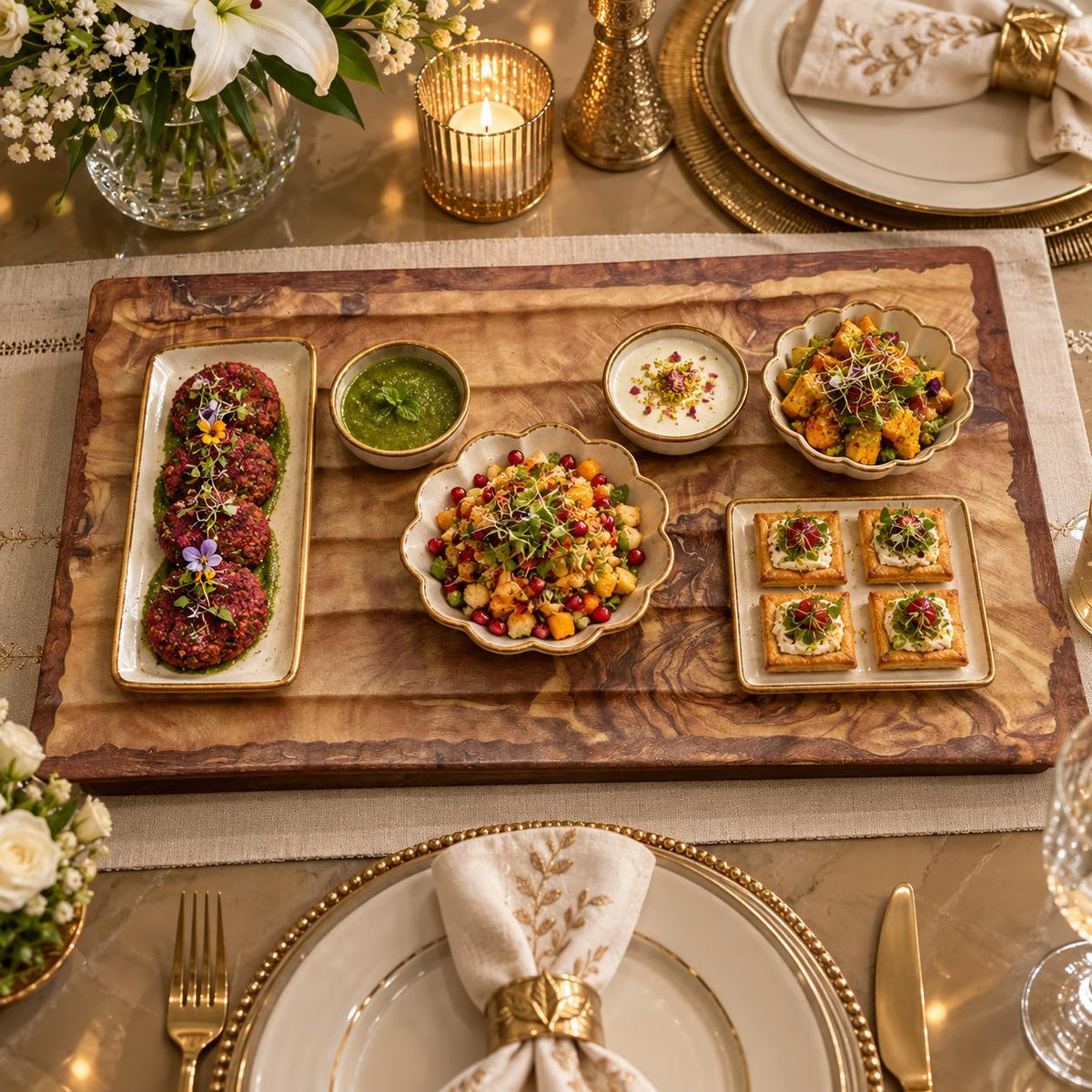 Grandeur Wooden Serving Platter
