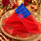 Scarlet Ruffle Napkin