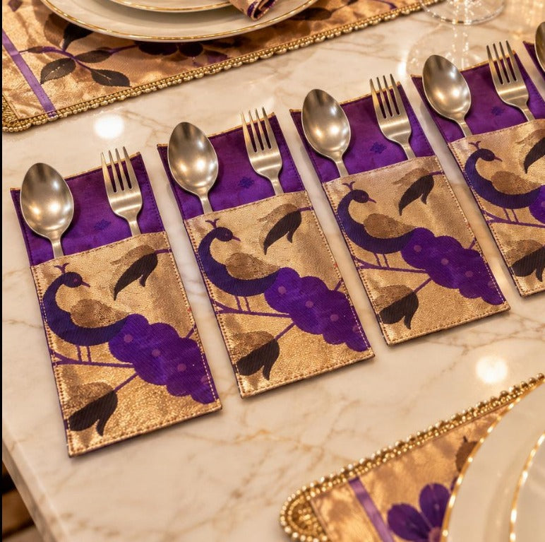 Royal Mayura Cutlery Holder
