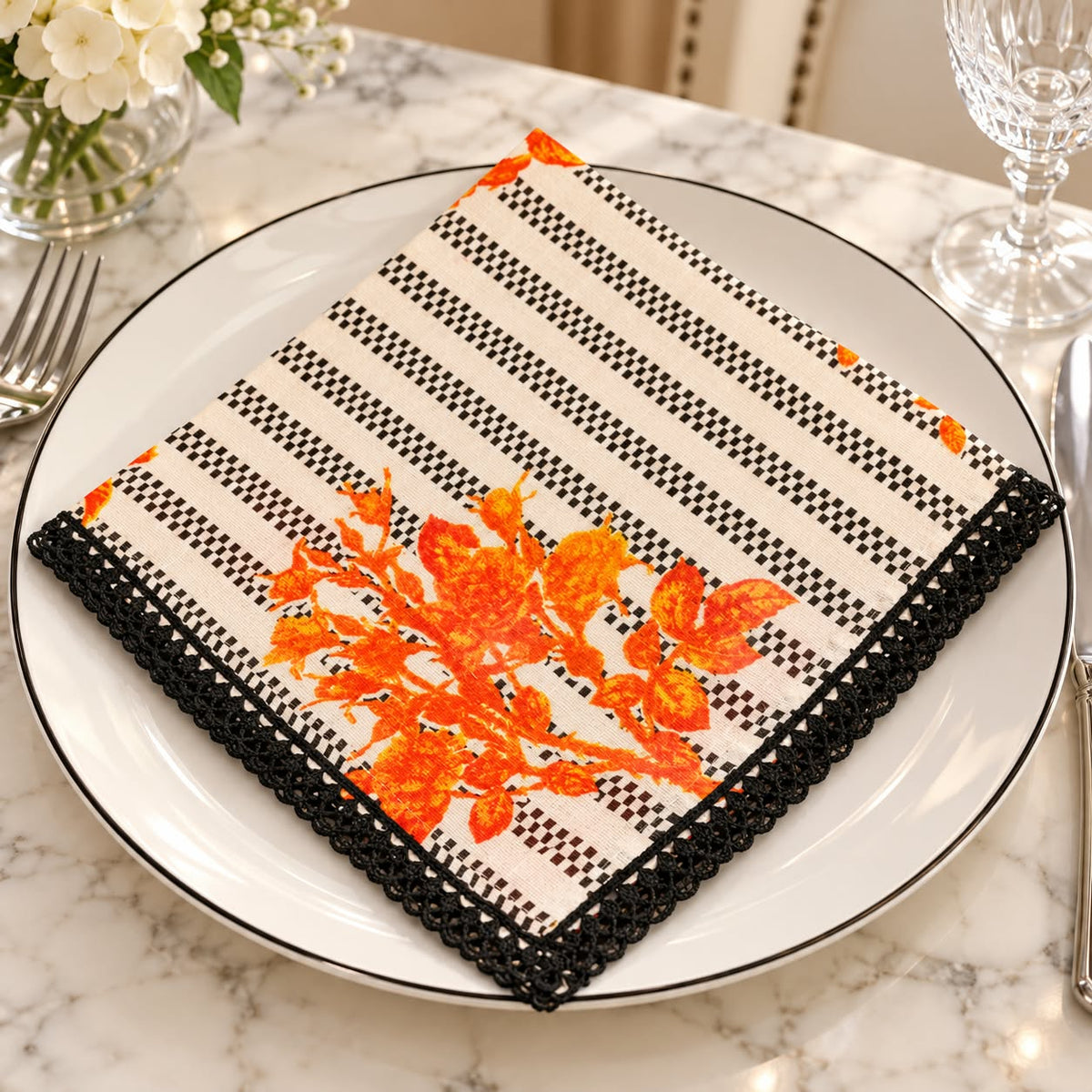 Orange Table Napkin