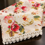 Ivory Blossom Floral Napkin