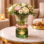 Élan Lumière Floral Candle Vase