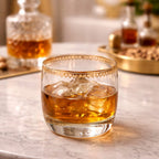 Regalia Gold Rim Whiskey Glasses