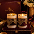 Royal Velvet Lace Candle Duo