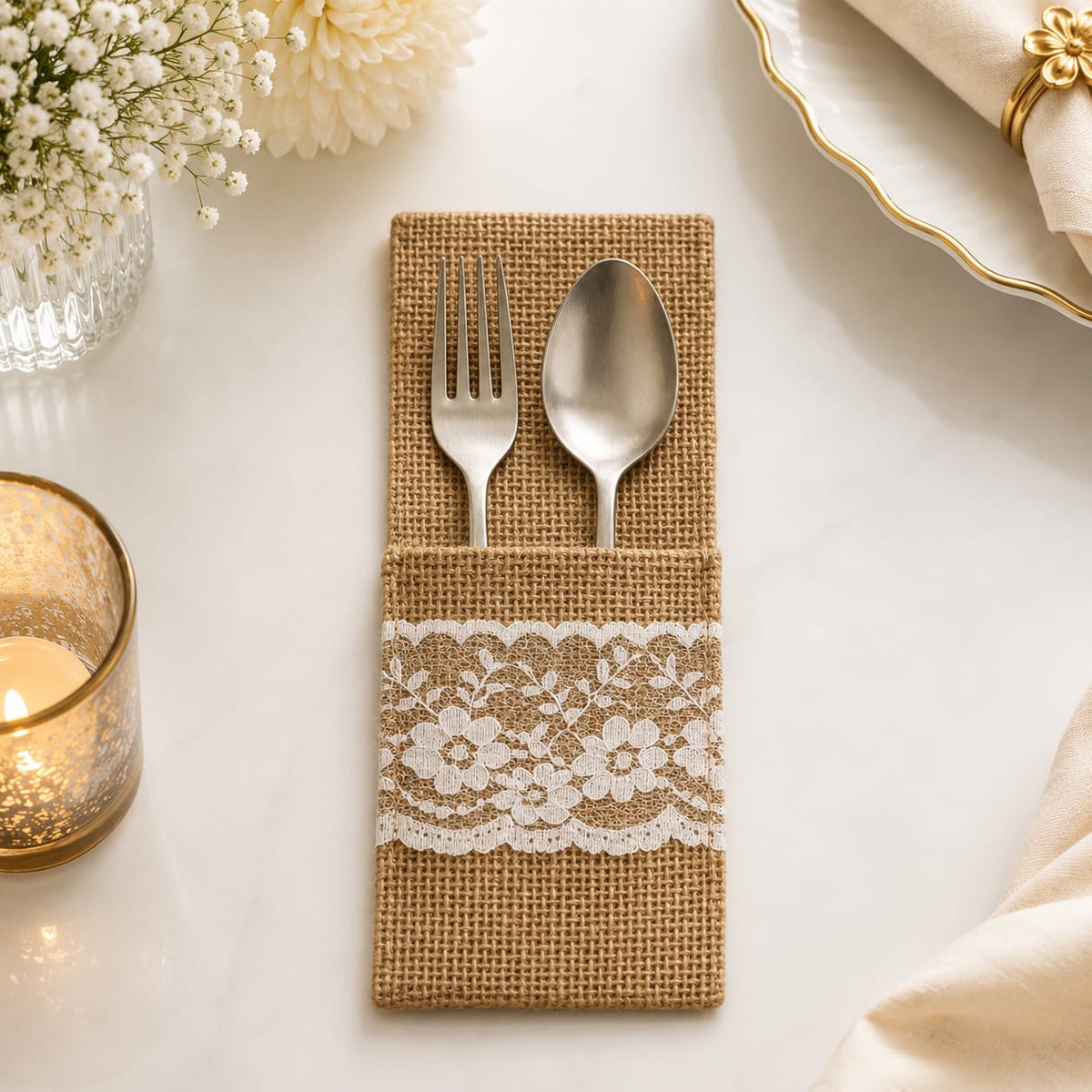 Rustic Cutlery Cover