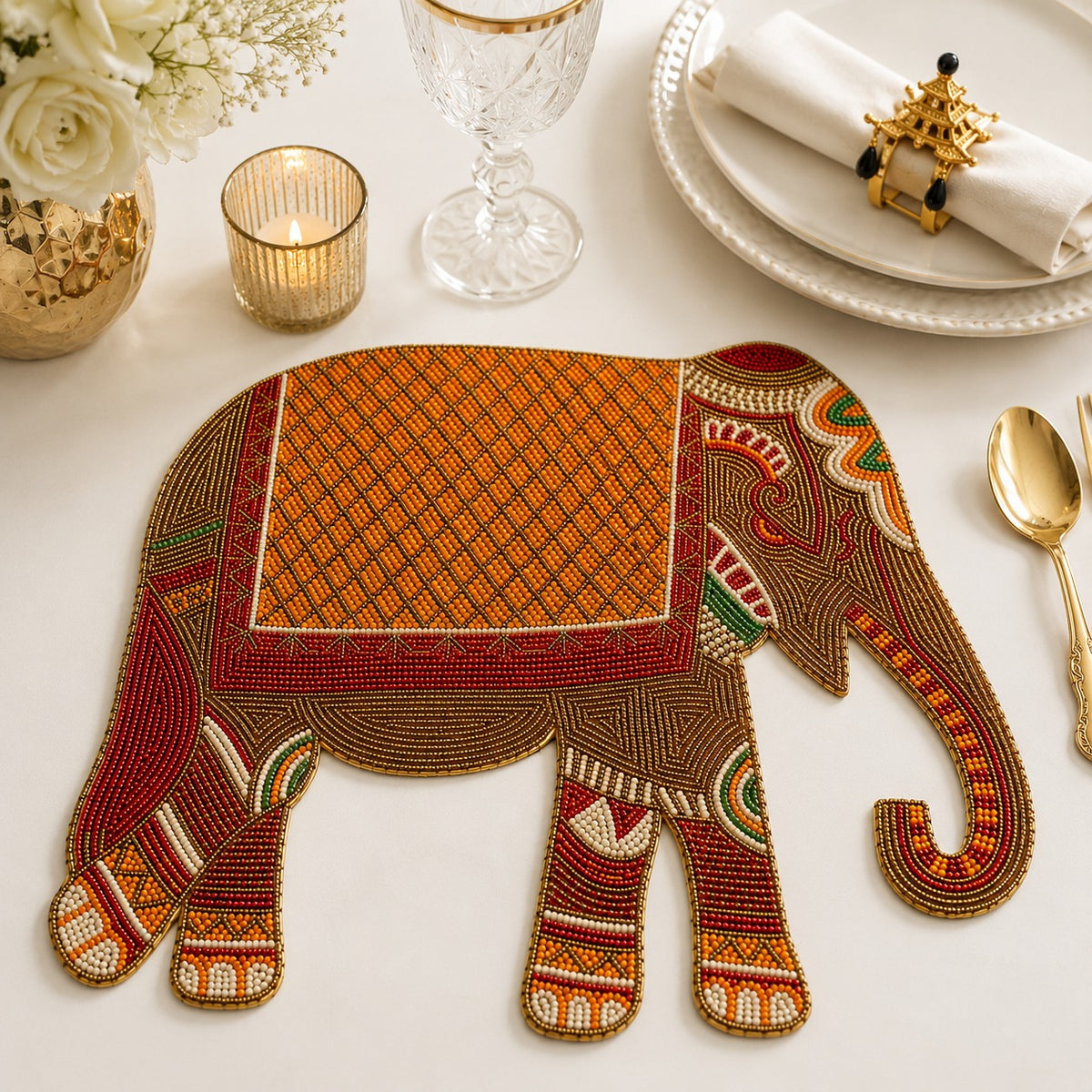 Elephant Table Mat