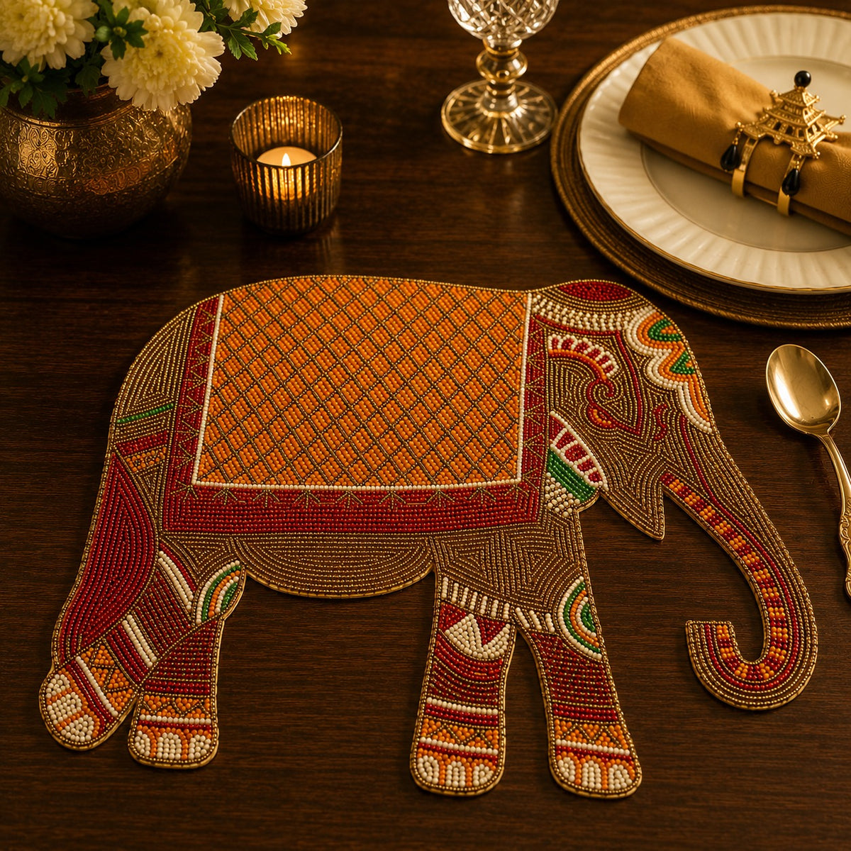Elephant Table Mat