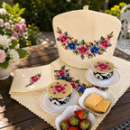 Royal Elegance Embroidered Tea-Time Collection