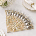 Floral Lace Cutlery Fan Organizer