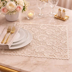 Duchess Lace Placemat come Tray cover