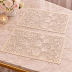 Duchess Lace Placemat come Tray cover