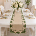 Leaf Whisper Linen Runner