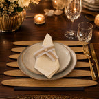 Rustic Bloom Napkin Rings
