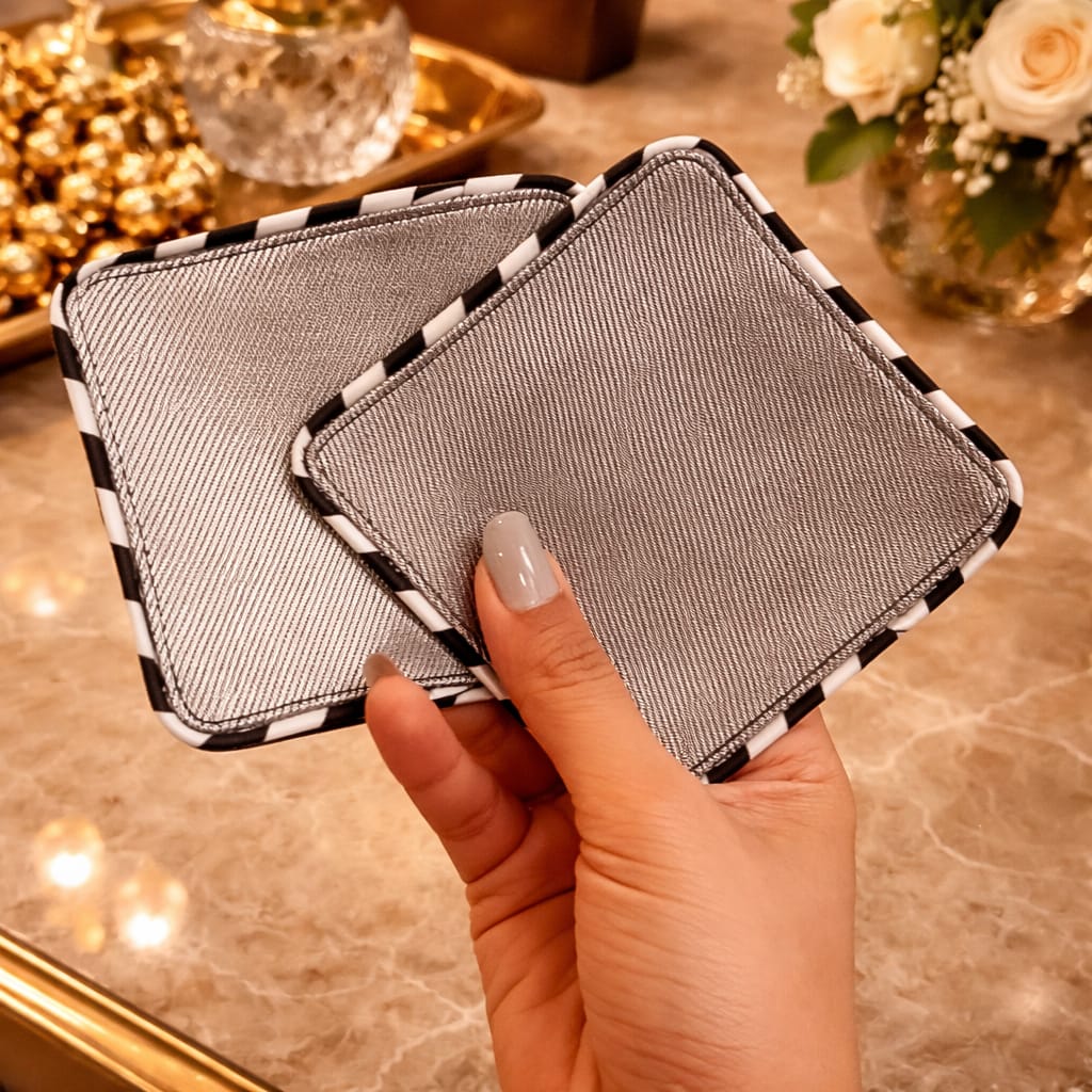 Monochrome Weave Coaster
