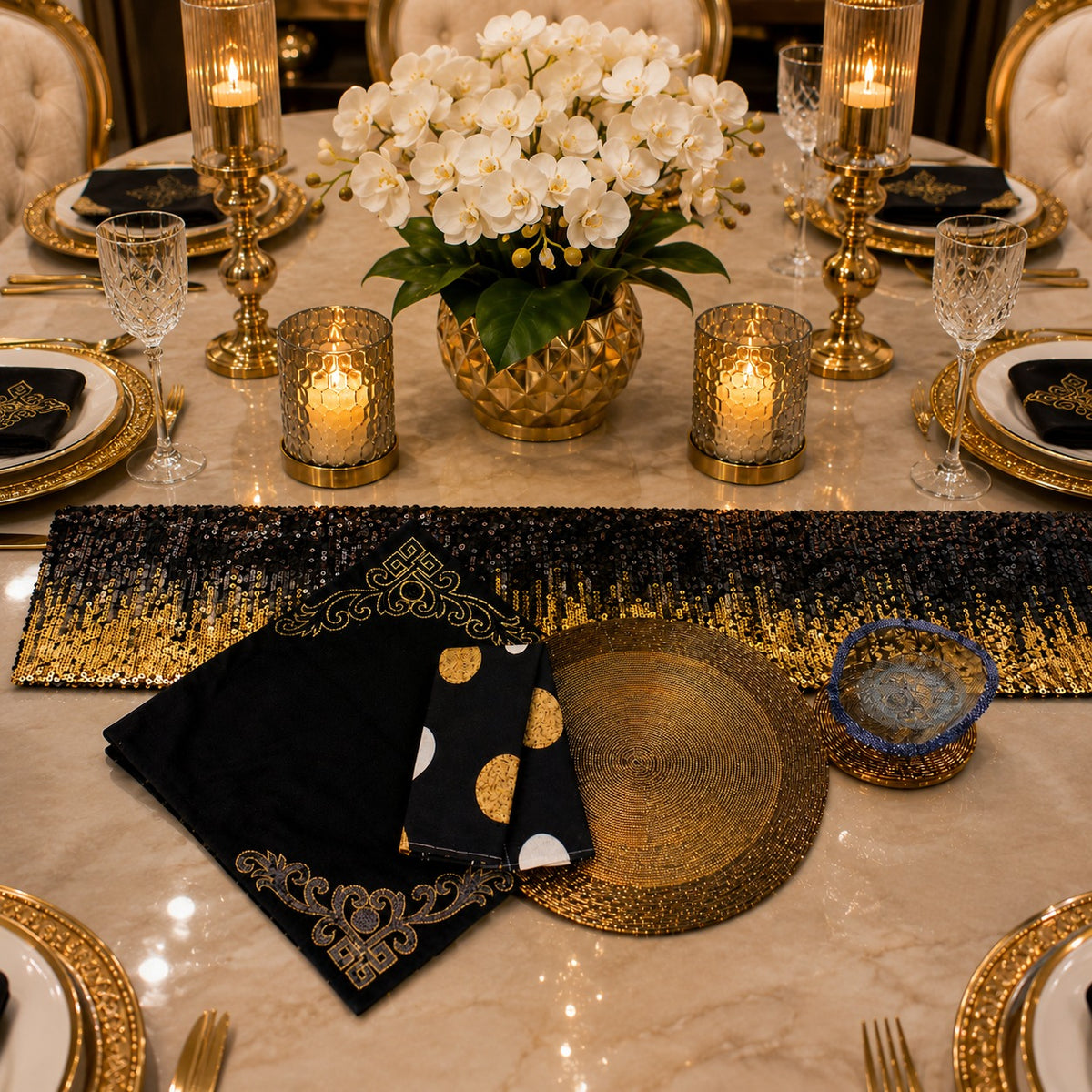 Noir Royale Tablescape Set