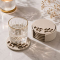 Taj Gold Paisley Coaster