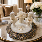 Classic Victorian Candle Platter