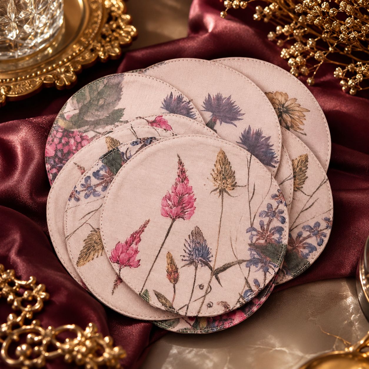 Wildflower Meadow Coaster Set