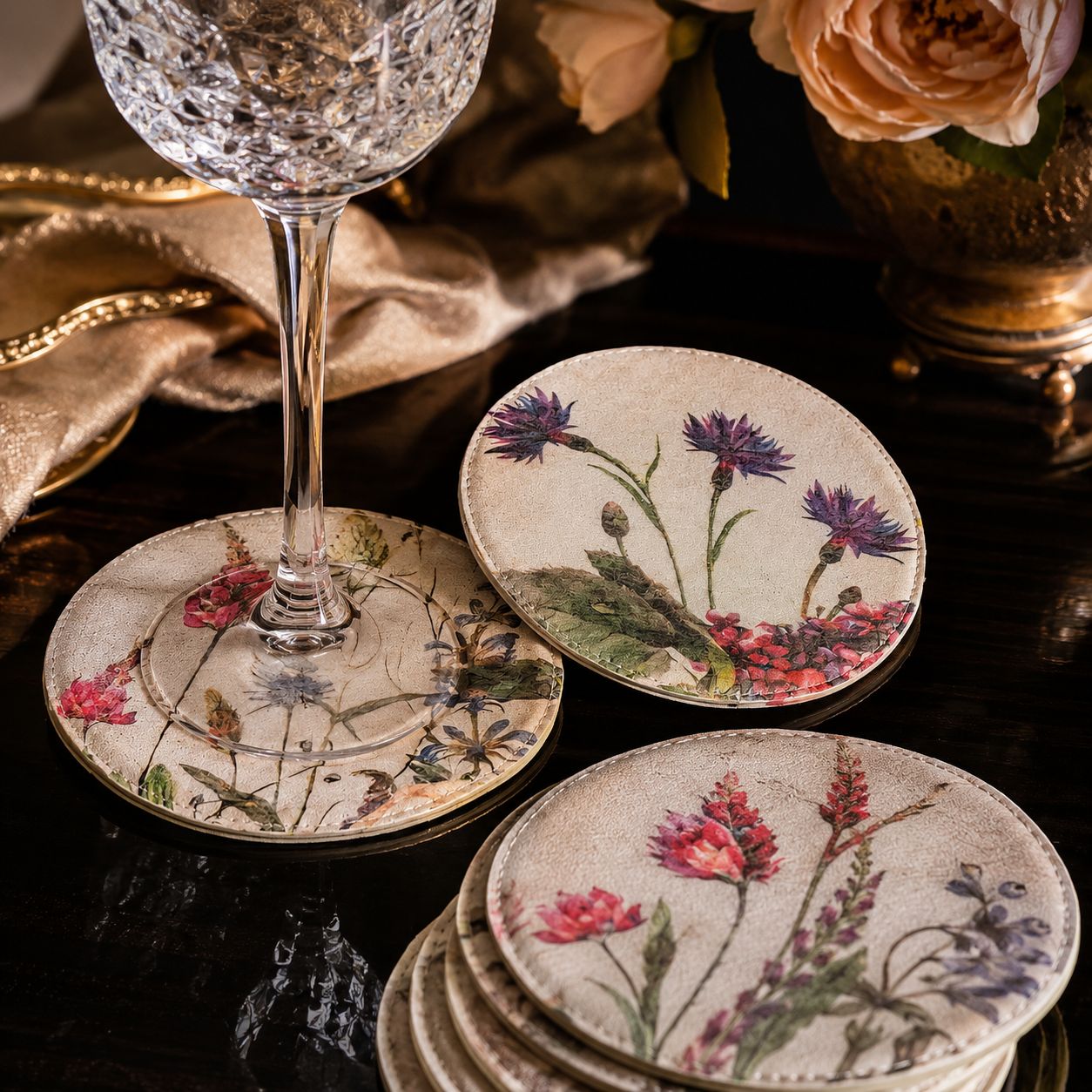 Wildflower Meadow Coaster Set