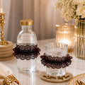 Royal Fleur Glass Charm