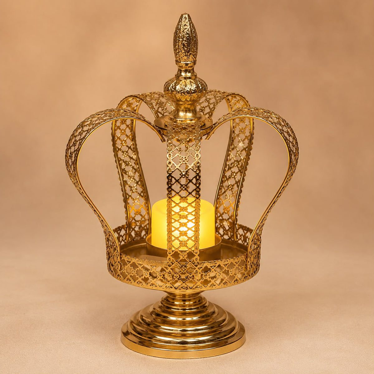 Royal Crown Tea Light Holder