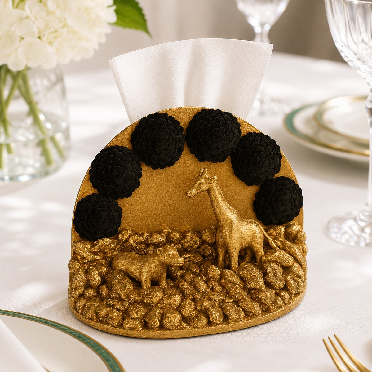 Savanna Royale Tissue Holder