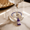Midnight Lantern Wine Charm