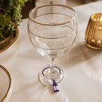 Midnight Lantern Wine Charm