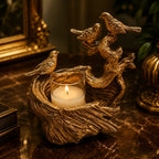 Songbirds on Driftwood