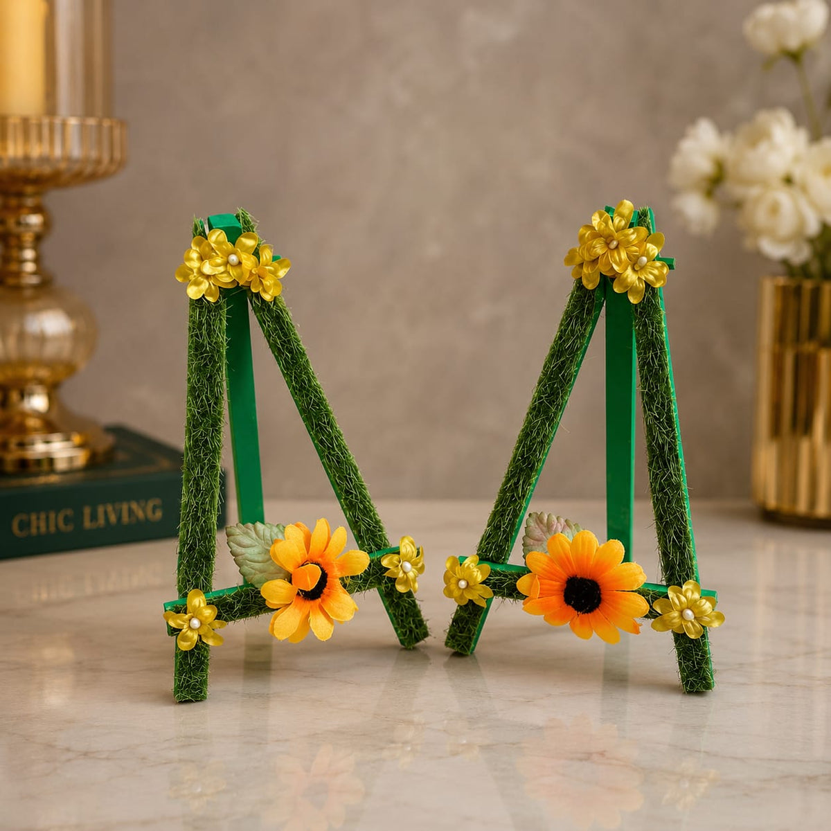 Sunflower Bloom Place Card Holder