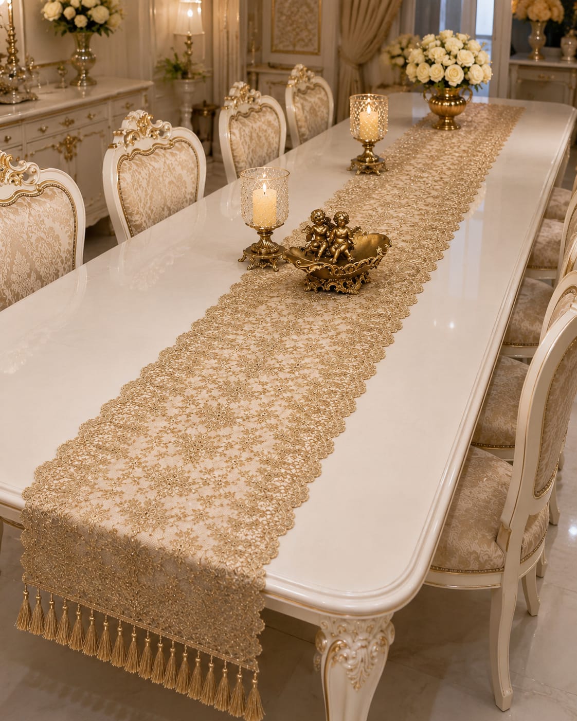 Imperial Lace Table Runner