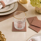 Blush Pearl Luxe Coaster Set