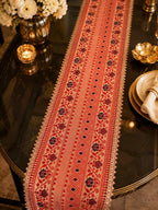 Heritage Paithani Table Runner