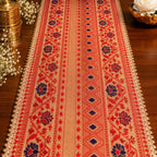Heritage Paithani Table Runner