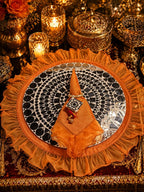 Sheesh mahal mat, napkin and napkin ring