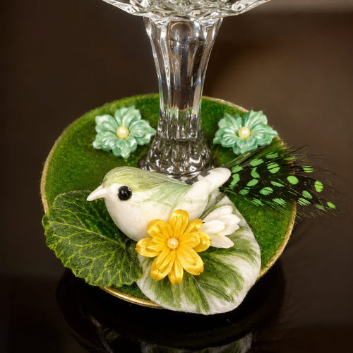 Songbird Bloom Wine Glass Marker