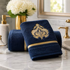Midnight Crest Towel Collection