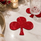 Ruby Clover Coaster