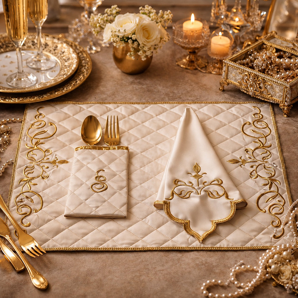 Golden Grace Hostess Set