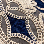 Royal Blue Lace Tray Cover