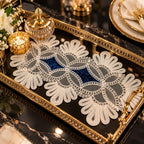 Royal Blue Lace Tray Cover