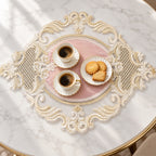Royal Blush Embroidered Tray Cover
